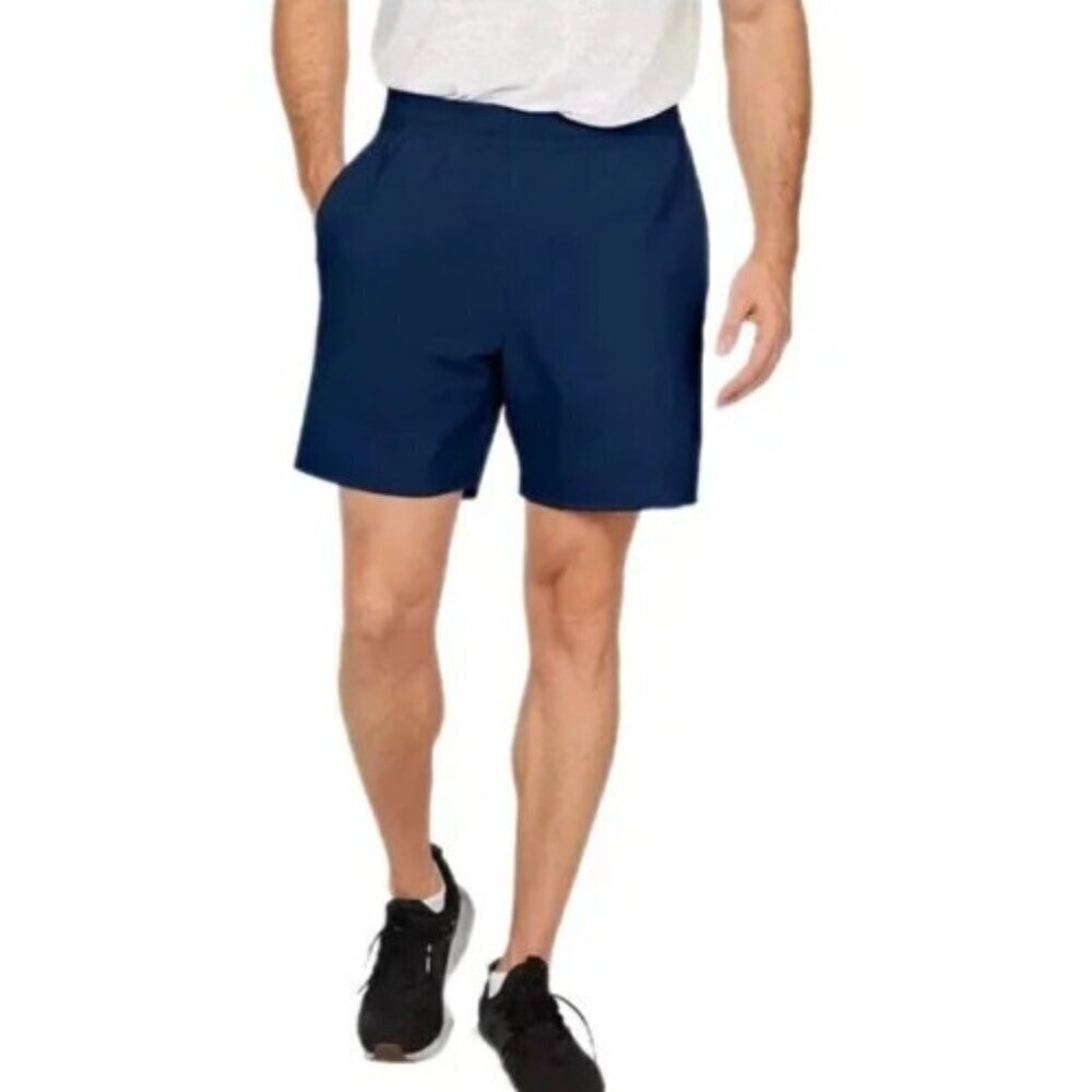NEW Spyder Active Men's XL Blue Polyester Blend Athletic Shorts With Elastic